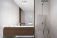 Brown Teak houtlook interieurfolie toegepast in interieur