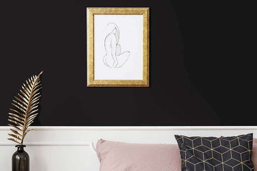 Mat Black Velvet Grain - 122X460 cm