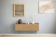 Oaky houtlook interieurfolie toegepast in interieur