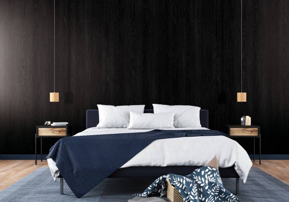 Rich Black - 122 cm - houtlook