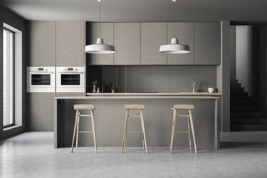 Silver And Grey Lined - 122 cm - textiellook