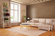 Structured Oak houtlook interieurfolie toegepast in interieur