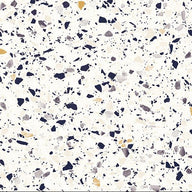 Terrazzo Mixed Blue steenlook interieurfolie kleurstaal